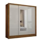 Guarda Roupa Fortaleza 3 Portas Espelho Freijó OffWhite