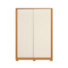 Guarda-roupa Frizatto Armário Com 2 Portas 3 Gavetas Cinamamo Off White - Móveis Leartam Guarda-roupa Frizatto Armário Com 2 Portas 3 Gavetas Cinamamo Off White - Móveis Leartam