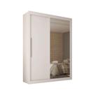 Guarda Roupa Gelius Royale 2 Portas c/ Espelho Branco