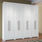 Guarda Roupa Havana Master com 8 Portas e Pés - Branco