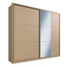 Guarda roupa herval ph 1739 cor cedro kit com espelho