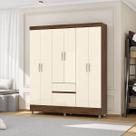 Guarda Roupa Ideal Plus 6 Portas e 2 Gavetas - Vila Rica