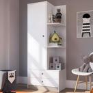 Guarda Roupa Infantil 1 Porta e 2 Gavetas Juno Branco A05 - Mpozenato Guarda Roupa Infantil 1 Porta e 2 Gavetas Juno Branco A05 - Mpozenato