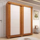 Guarda-roupa Infantil 2 Portas de Correr 100% MDF 160cm Fantelli Espresso Móveis