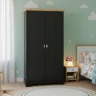 Guarda Roupa Infantil 2 Portas Toledo Cinza