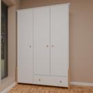 Guarda-roupa Infantil 3 Portas e 1 Gaveta Arredus Madeira Maçica / MDF Guarda-roupa Infantil 3 Portas e 1 Gaveta Arredus Madeira Maçica / MDF