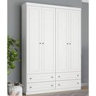 Guarda Roupa Infantil 4 Portas 4 Gavetas Americano Henn