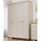 Guarda Roupa Infantil 4 Portas 4 Gavetas Lívia Permobili