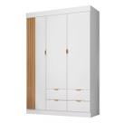 Guarda Roupa Infantil Ayla 3 Portas e 4 Gavetas