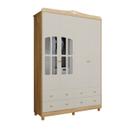 Guarda Roupa Infantil Elo 04 portas Provençal 100% MDF - Guarda Roupa Infantil Elo 04 portas Provençal 100% MDF -