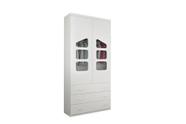 Guarda Roupa Infantil Eloisa 2 Portas 3 Gavetas Branco - Phoenix Baby
