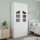 Guarda Roupa Infantil Eloisa com 2 Portas - Branco
