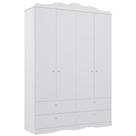 Guarda Roupa Infantil Encanto 4 Portas e 4 Gavetas - Permóbili Baby