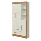 Guarda Roupa Infantil Flocos 3 Portas Off White Amadeirado Acetinado - Tigus Guarda Roupa Infantil Flocos 3 Portas Off White Amadeirado Acetinado - Tigus