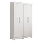 Guarda Roupa Infantil Flórida 4 Portas Branco Acetinado - Tigus Guarda Roupa Infantil Flórida 4 Portas Branco Acetinado - Tigus