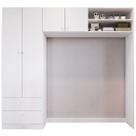 Guarda Roupa Infantil LA007 Branco Comm