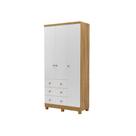 Guarda Roupa Infantil Moveis Peroba Junior 03 portas MDF -