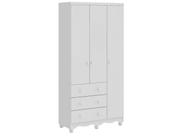 Guarda Roupa Infantil Moveis Peroba Junior 03 portas MDF