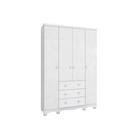 Guarda Roupa Infantil Moveis Peroba Junior 04 portas MDF -