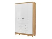 Guarda Roupa Infantil Moveis Peroba Junior 04 portas MDF