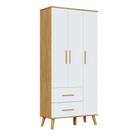 Guarda Roupa infantil Moveis Peroba Sky 03 portas MDF Ls