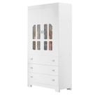 Guarda Roupa Infantil New Katatau 2 Portas Branco Acetinado - Reller