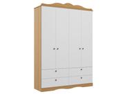 Guarda Roupa Infantil Permobili Provençal Encanto 04 pts MDF