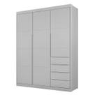 Guarda Roupa Infantil Perola 3 Porta E 4 Gavetas com corrediças telescópicas 100% MDF Guarda Roupa Infantil Perola 3 Porta E 4 Gavetas com corrediças telescópicas 100% MDF