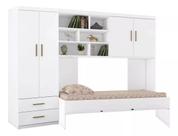 Guarda Roupa Infantil Phoenix Chiara - 2 Portas Aereo e Cama