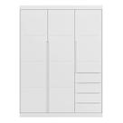 Guarda Roupa Infantil Pietra 3 Portas e 4 Gavetas Branco - PR Baby Guarda Roupa Infantil Pietra 3 Portas e 4 Gavetas Branco - PR Baby
