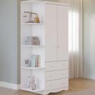 Guarda Roupa Infantil Smim 2 Portas 3 Gavetas com Prateleira MDF Faura Guarda Roupa Infantil Smim 2 Portas 3 Gavetas com Prateleira MDF Faura
