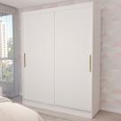 Guarda-Roupa Infantil Swift Slim 2 Portas 2 Gavetas Branco - Panorama Móveis