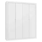 Guarda Roupa Infantil Tutto New 4 Portas Branco Soft - Matic Móveis
