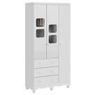 Guarda Roupa Infantil Uli New 3 Portas e 3 Gavetas - Móveis Peroba