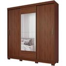 Guarda Roupa Ipanema 3 Portas Slide Glass 4 Gavetas MDF PM Home