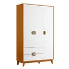 Guarda Roupa Ipê 03 portas Branco Cinamomo - Móveis Albatroz Guarda Roupa Ipê 03 portas Branco Cinamomo - Móveis Albatroz