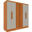 Guarda Roupa Itaperuna Casal Ripado 6 Portas 4 Gavetas Tcil