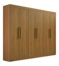 Guarda Roupa Leblon Mdf Ddoro 6 Portas E 4 Gavetas Cinamomo