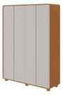 Guarda-Roupa Loop 4 Portas e 3 Gavetas - Lopas Guarda-Roupa Loop 4 Portas e 3 Gavetas - Lopas