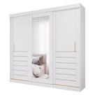 Guarda Roupa Maite 3 Portas Correr Espelhos MDF