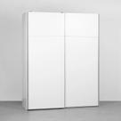 Guarda-Roupa Maxx 2 Portas de Correr 1,83m Branco Fosco