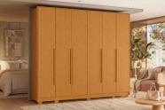 Guarda Roupa Mercure 6 Portas e 6 Gavetas - Cinamomo - Albatroz
