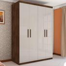 Guarda Roupa Miami com Quatro Portas Malbec Off White