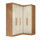 Guarda-roupa Modulação de Canto com Puxadores Mdf Paris