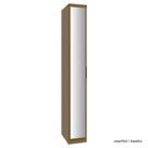 Guarda Roupa Modulado 01 Porta de Vidro 234cm com Prateleiras Setiba