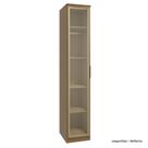 Guarda Roupa Modulado 01 Porta Vidro 234cm com Prateleira Setiba
