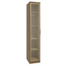 Guarda Roupa Modulado 01 Porta Vidro 245cm com Prateleira Setiba