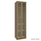 Guarda Roupa Modulado 02 Porta Vidro 234cm com Prateleira Setiba