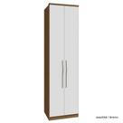 Guarda Roupa Modulado 02 Portas com Prateleiras 245cm Altura Setiba