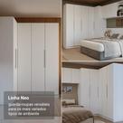 Guarda-roupa Modulado 1 Porta Branco Neo Madesa Guarda-roupa Modulado 1 Porta Branco Neo Madesa